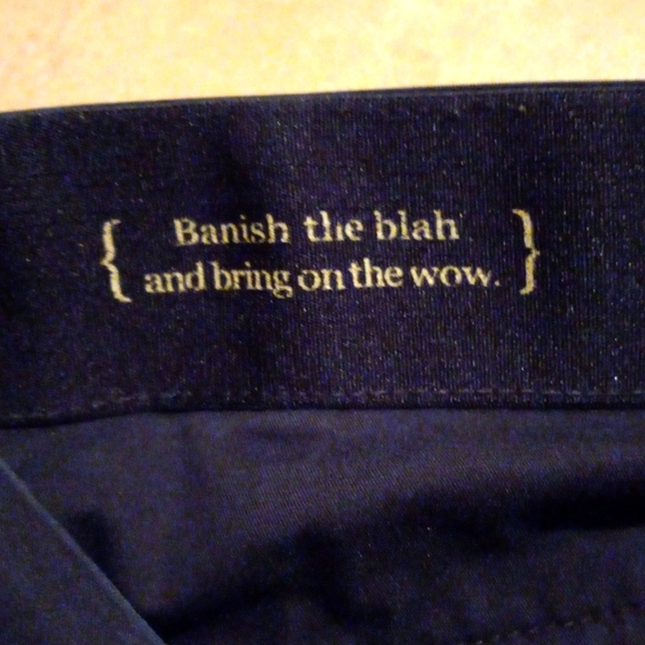 👖 Dockers Navy Blue Bootcut Mid to High-rise Stretch-Waist Jeans Size 12 M 👖 - Picture 7 of 8